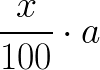 kalkulator procentowy-wzór1